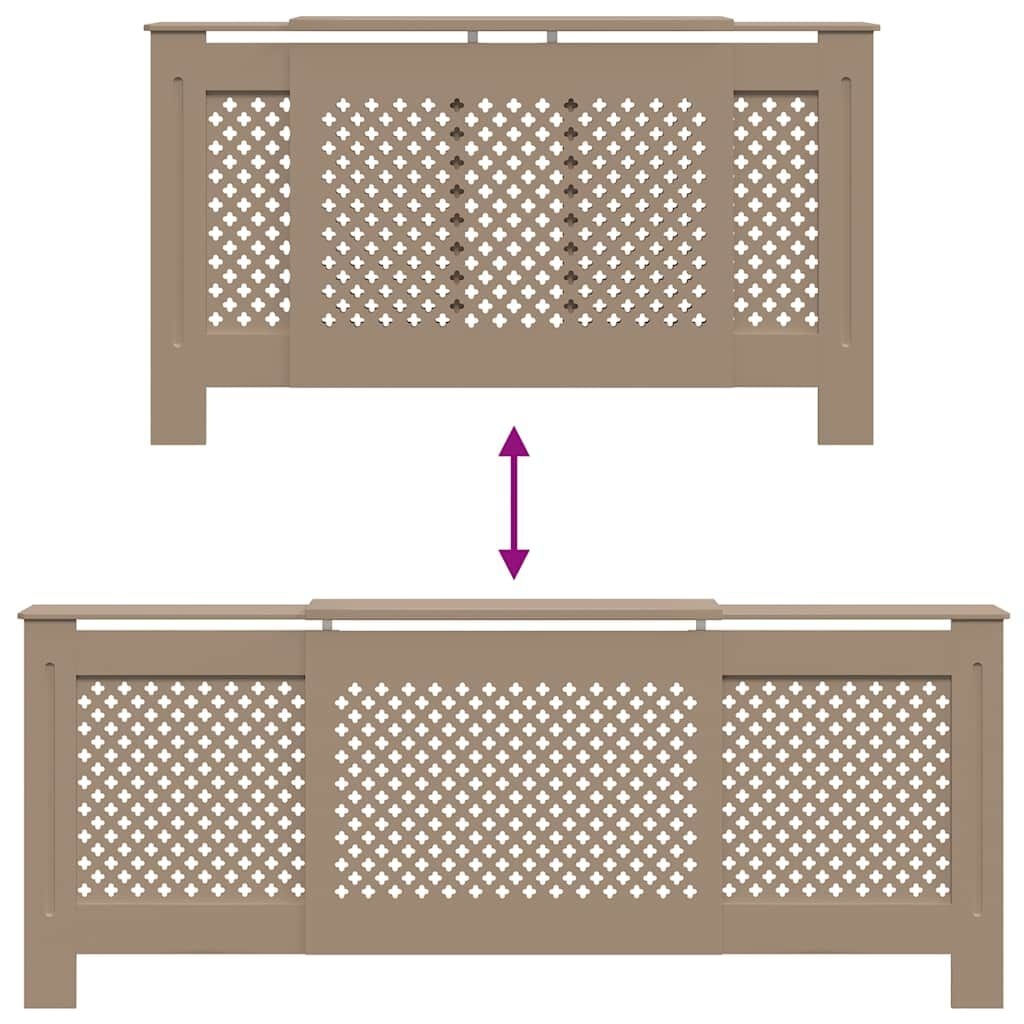 Vidaxl Cache-radiateur extensible 205 cm en MDF - 34% de remise