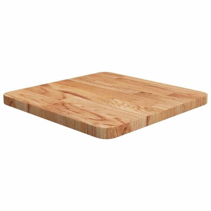 Vidaxl Plateau de table en chêne massif 40x40cm - 32% de remise