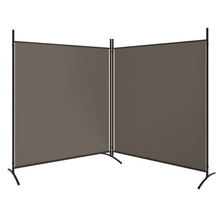 Vidaxl Paravent 2 panneaux 346x180 cm anthracite - 32% de remise