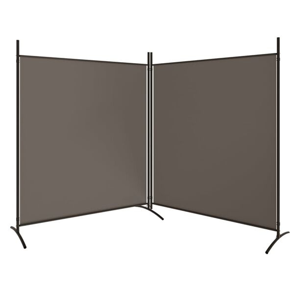 Vidaxl Paravent 2 panneaux 346x180 cm anthracite - 32% de remise