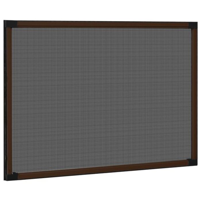 Vidaxl Moustiquaire de fenêtre extensible 100-193x75cm, Marron - 34% de remise