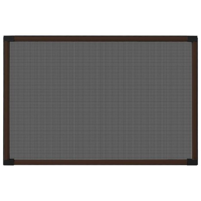 Vidaxl Moustiquaire de fenêtre extensible 100-193x75cm, Marron - 34% de remise