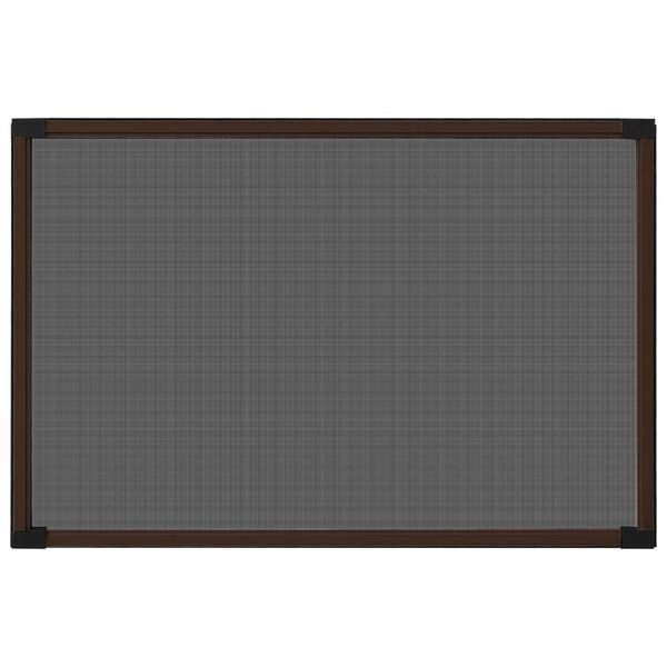 Vidaxl Moustiquaire de fenêtre extensible 100-193x75cm, Marron - 34% de remise