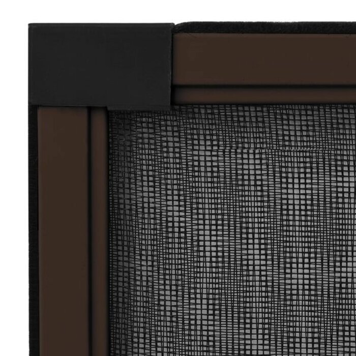 Vidaxl Moustiquaire de fenêtre extensible 100-193x75cm, Marron - 34% de remise