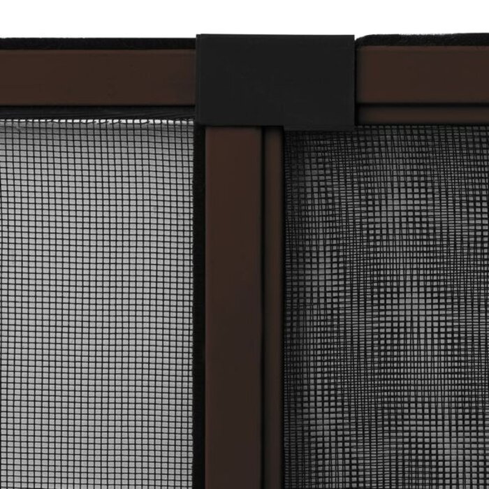 Vidaxl Moustiquaire de fenêtre extensible 100-193x75cm, Marron - 34% de remise