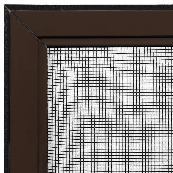 Vidaxl Moustiquaire de fenêtre extensible 100-193x75cm, Marron - 34% de remise
