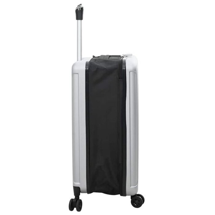 Vidaxl Valise rigide argentée 66 cm en ABS - 32% de remise