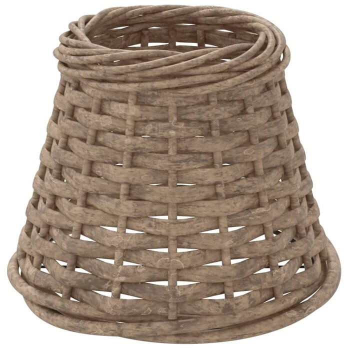 Vidaxl Abat-jour en osier marron Ø15x12 cm - 29% de remise