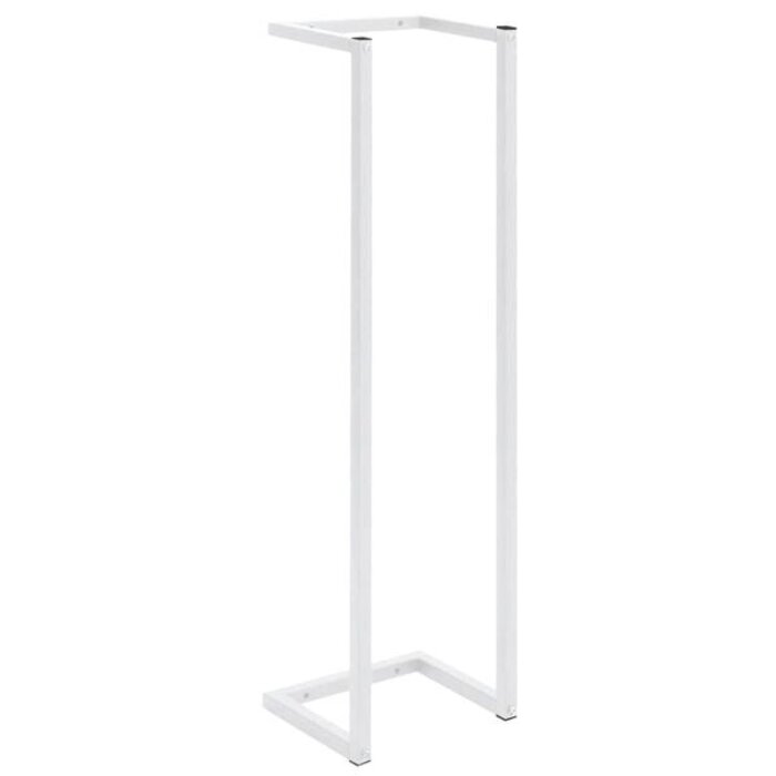 Vidaxl Porte-serviettes sur pied blanc en acier - 32% de remise