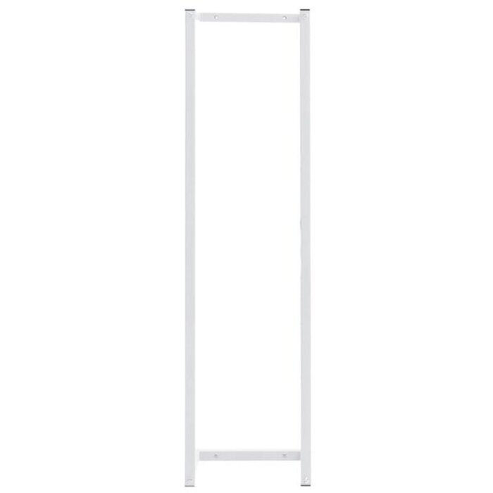 Vidaxl Porte-serviettes sur pied blanc en acier - 32% de remise