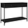 Table console industrielle noire 100cm - 55% de remise