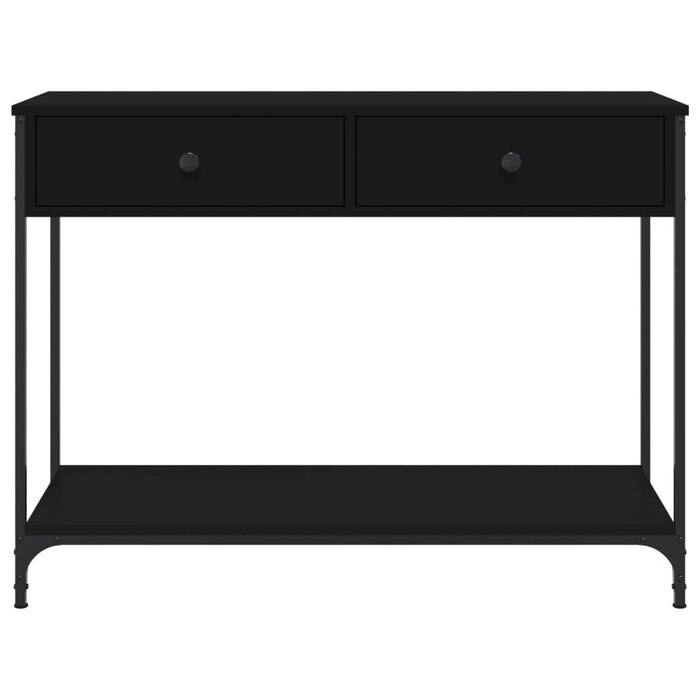 Vidaxl Table console industrielle noire 100cm - 55% de remise