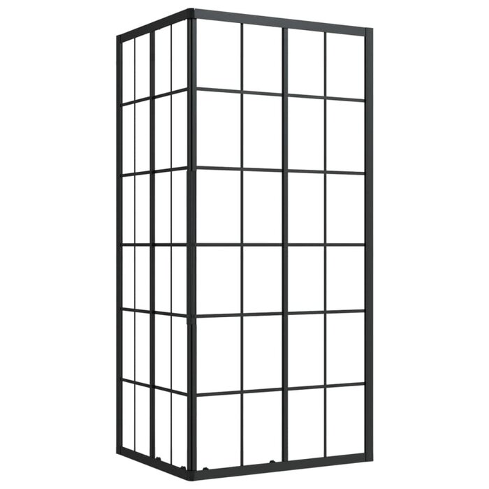 Vidaxl Cabine de douche 90x70x180 cm - Cadre noir - 38% de remise