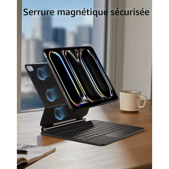 Étui clavier magnétique iPad Pro 13" (M4) QWERTZ - Gris - 58% de remise