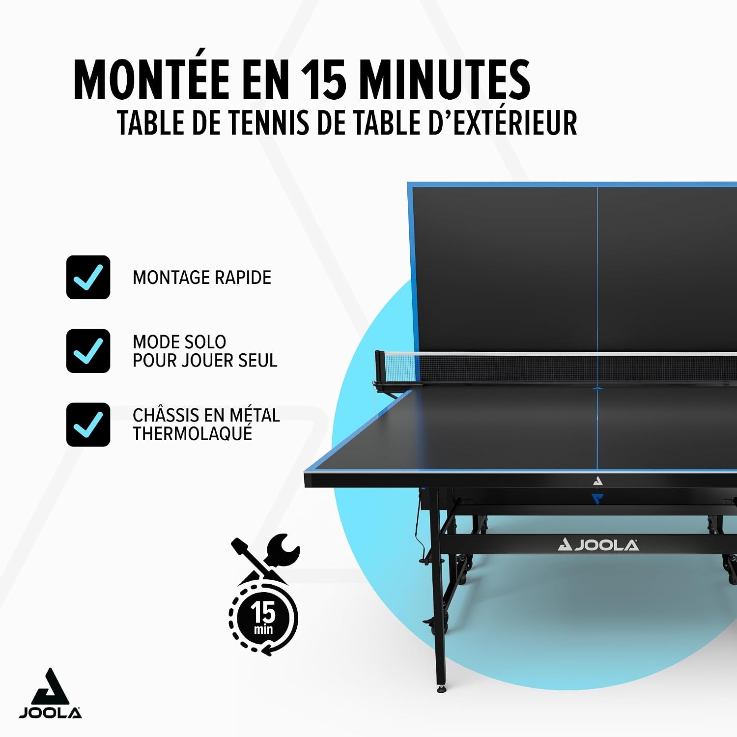 Table de ping-pong d'extérieur, pliable, 30% de remise