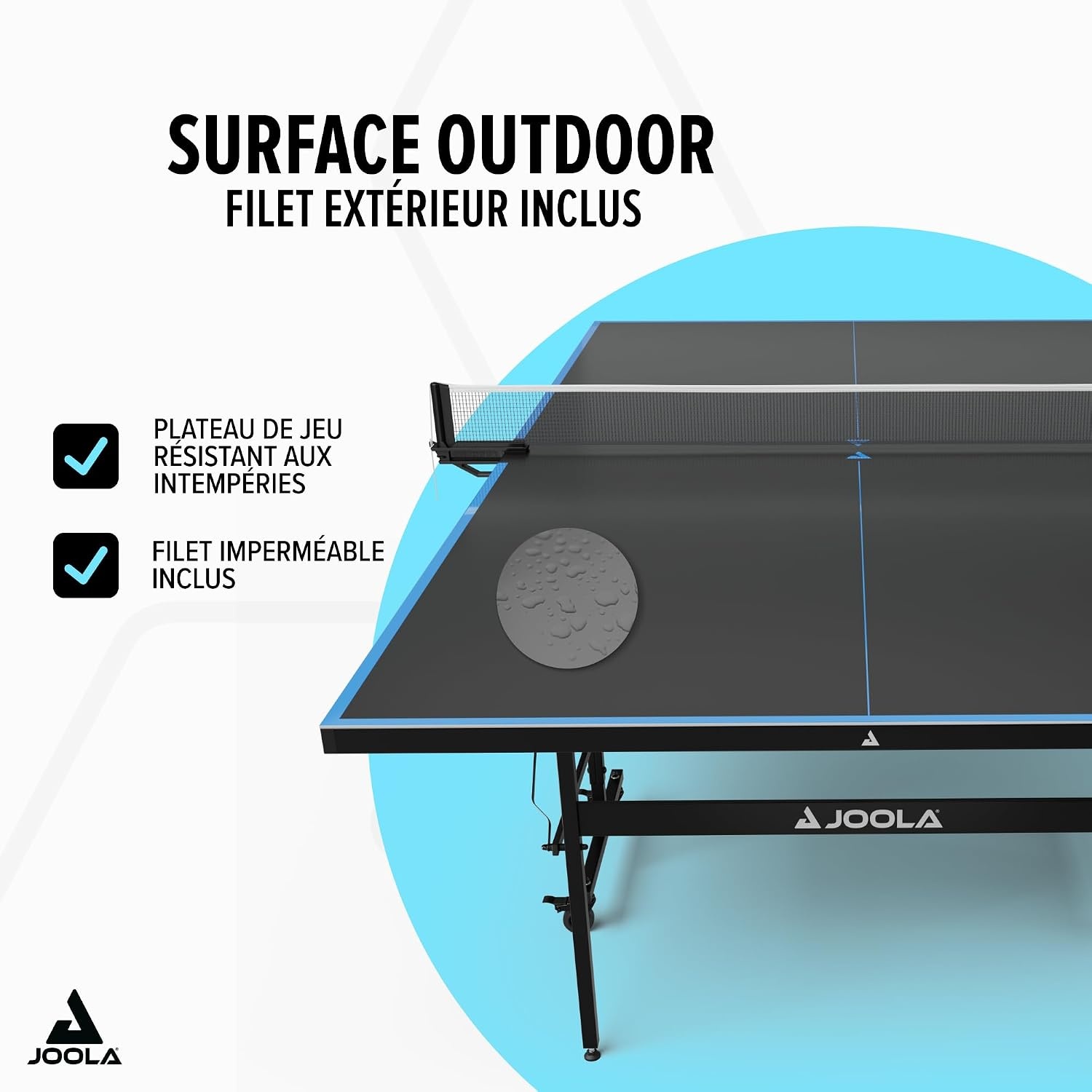 Table de ping-pong d'extérieur, pliable, 30% de remise