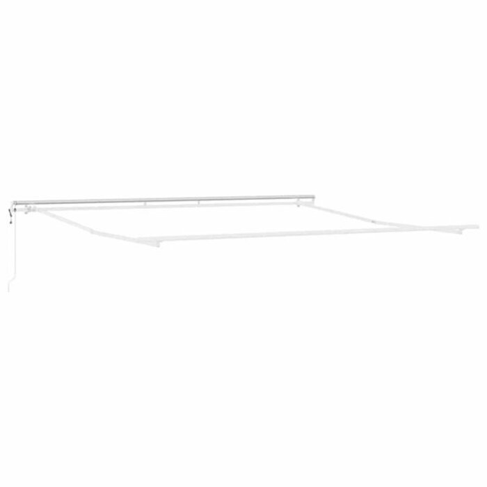Vidaxl Store banne manuel blanc 4 x 3,5 m - 35% de remise