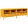 Meuble TV Industriel Jaune Moutarde 135 cm - 35% de remise