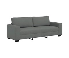 Vidaxl Canapé 3 places 180 cm gris foncé - 48% de remise