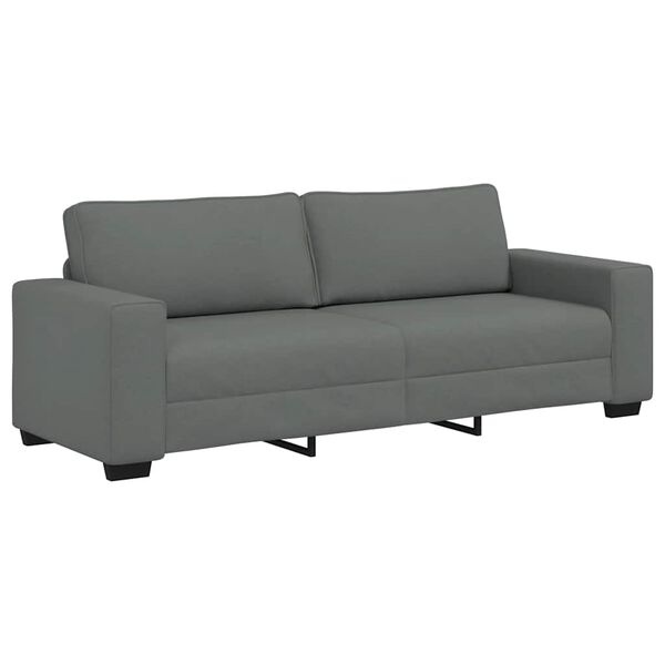 Vidaxl Canapé 3 places 180 cm gris foncé - 35% de remise