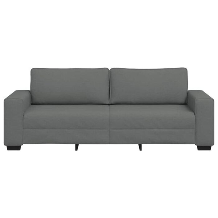 Vidaxl Canapé 3 places 180 cm gris foncé - 35% de remise