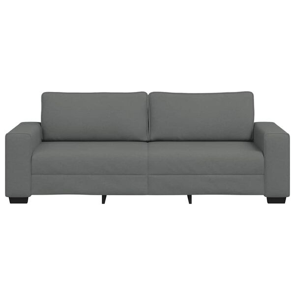 Vidaxl Canapé 3 places 180 cm gris foncé - 35% de remise