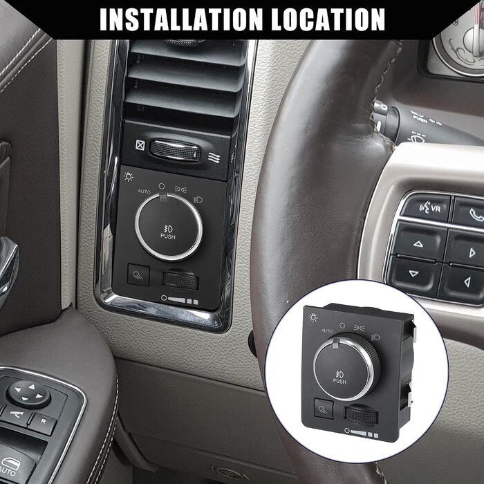 Interrupteur de phares Dodge Ram - 6 broches - 26% de remise