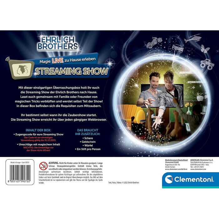 Kit de magie interactif Ehrlich Brothers - 26% de remise