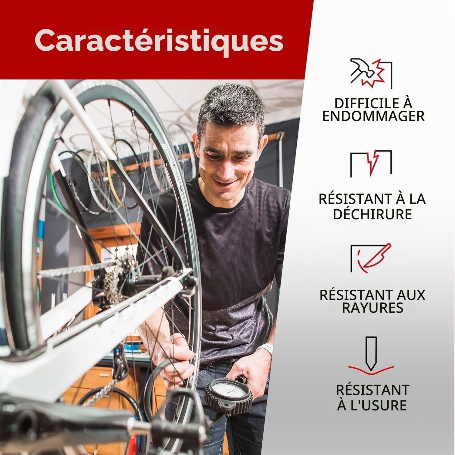 Lot de 2 chambres à air vélo 700x32-38c, valve Presta 48mm - 31% de remise