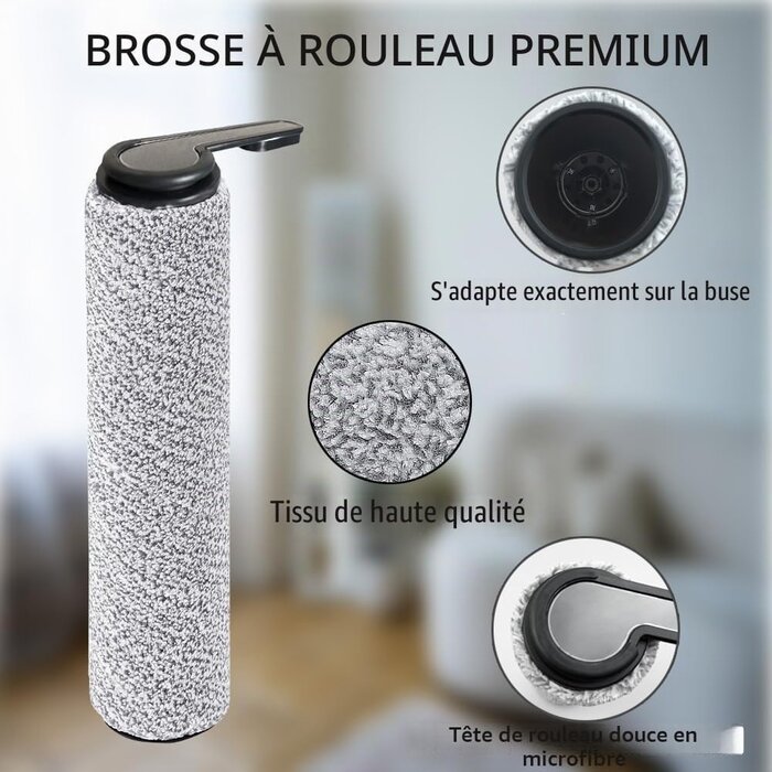 Kit entretien aspirateur laveur : 2 brosses et 2 filtres - 26% de remise
