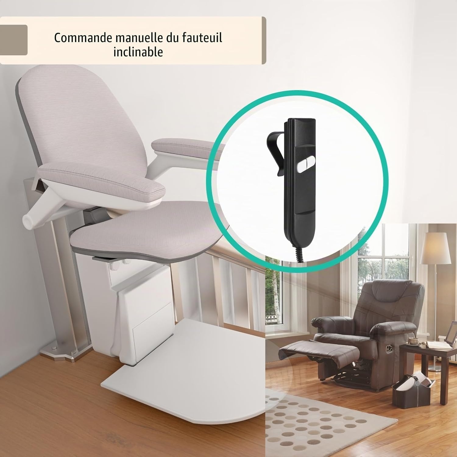 Télécommande de Fauteuil Relax 6 Boutons 5 Broches - 25% de remise