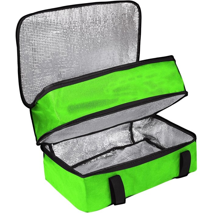 Sac isotherme 2 étages Vert 41x30x20 cm - 26% de remise