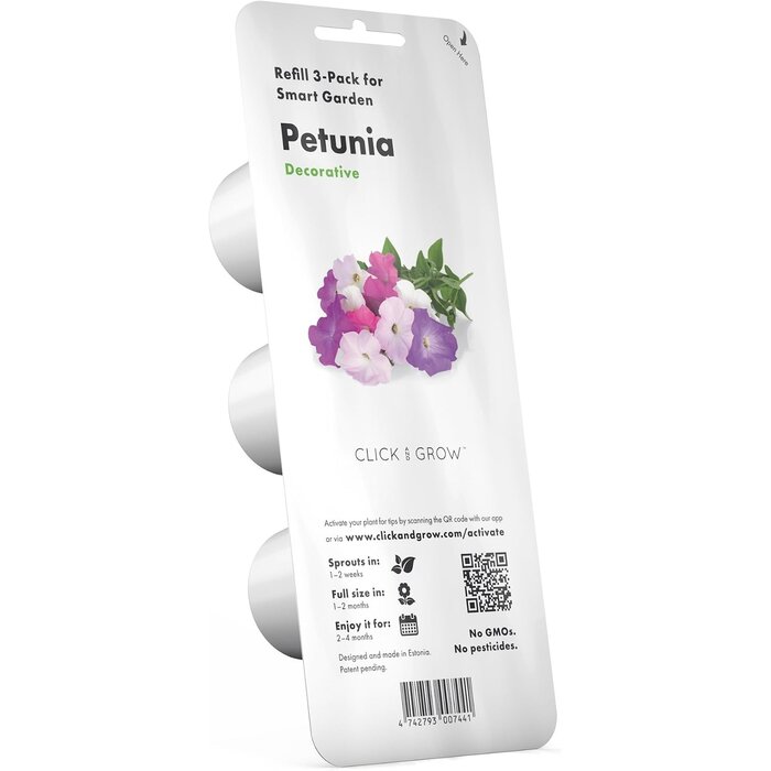 3 Capsules de Pétunias pour potager intelligent - 25% de remise