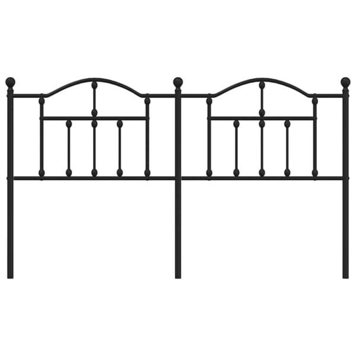 Tête de lit 160 cm en métal noir - 45% de remise