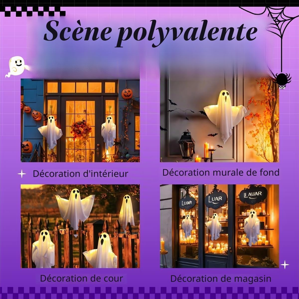 Guirlande Lumineuse Halloween Orange - Extérieur - 28% de remise