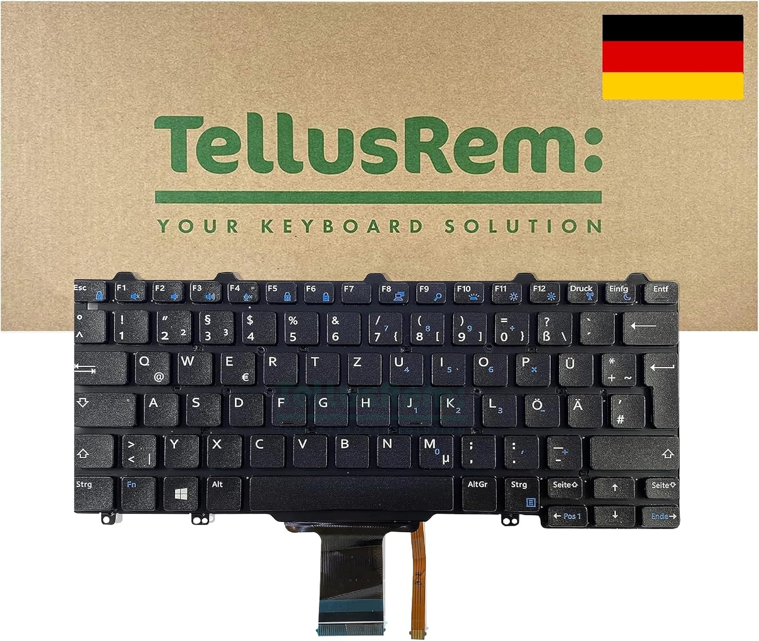 Clavier AZERTY rétroéclairé pour Dell Latitude 42x19x2 - 32% de remise