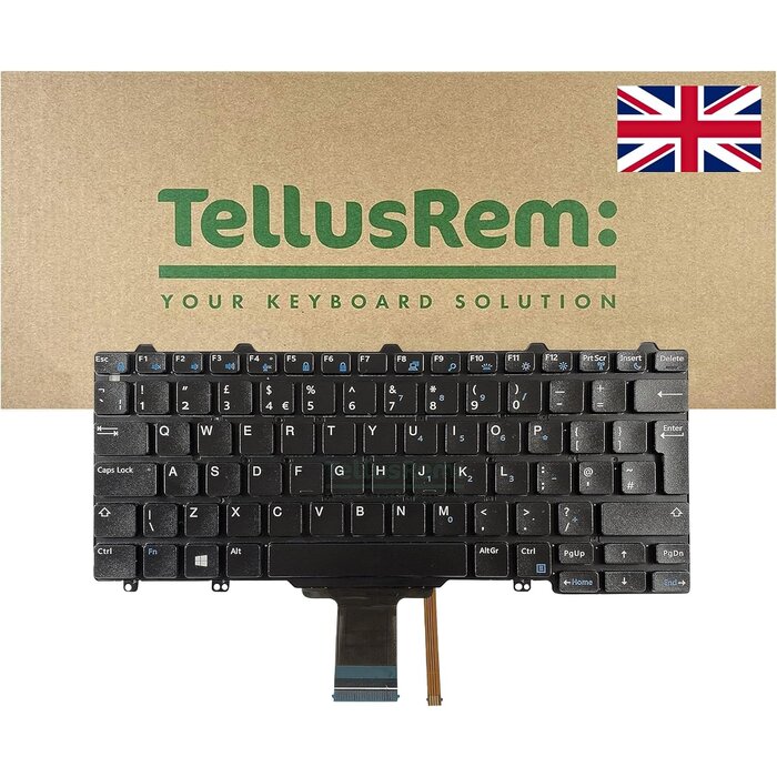 Clavier AZERTY rétroéclairé pour Dell Latitude 42x19x2 - 32% de remise