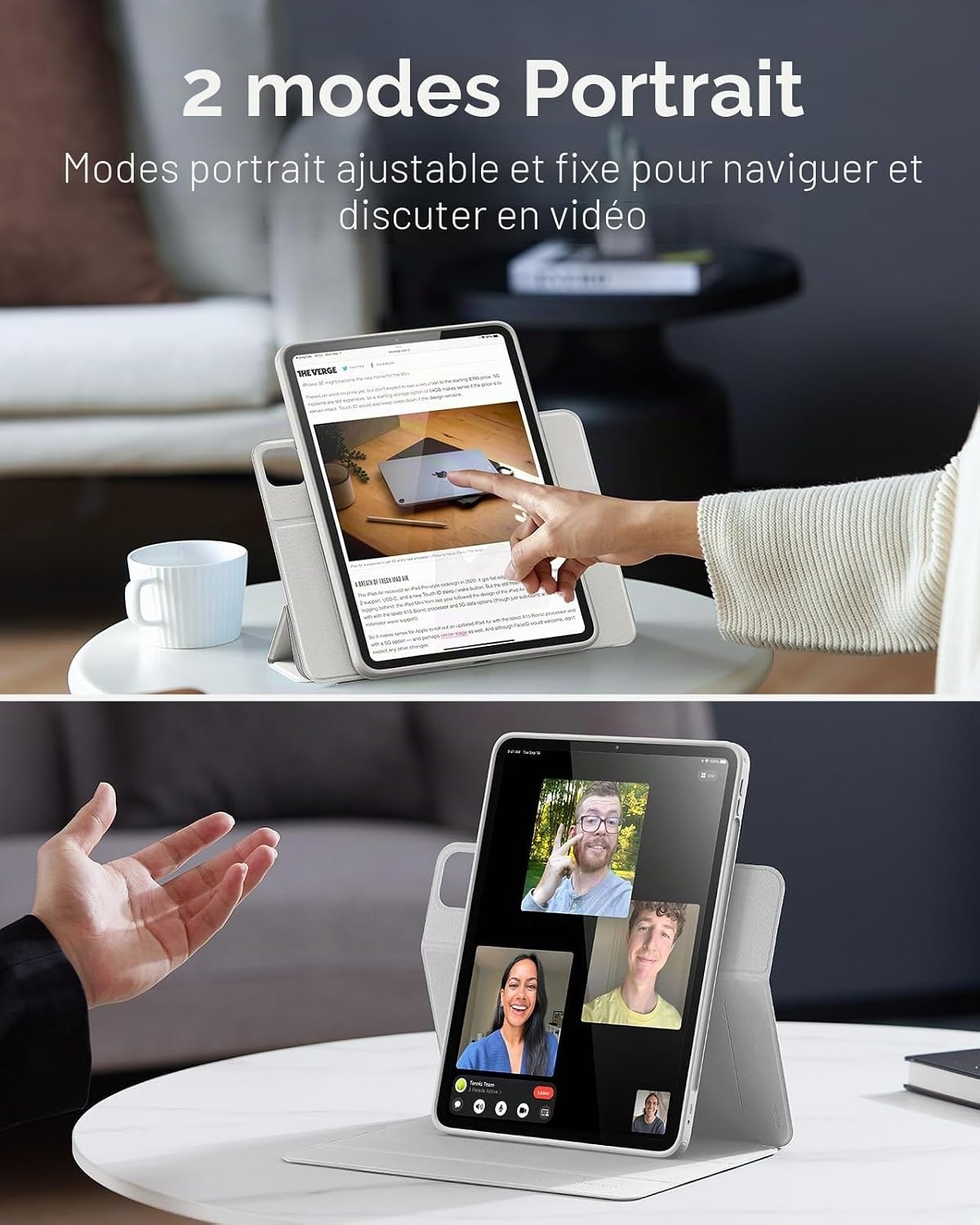 Étui magnétique pour iPad Pro 13" (2024) - Blanc - 28% de remise