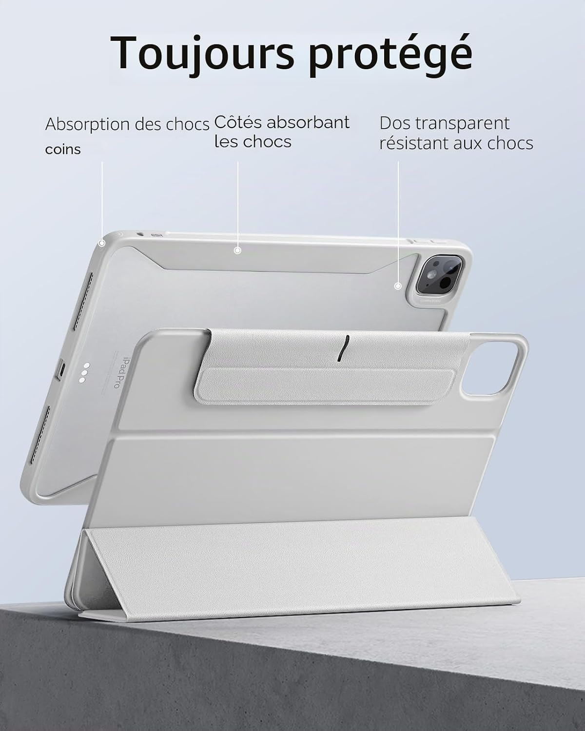 Étui magnétique pour iPad Pro 13" (2024) - Blanc - 28% de remise