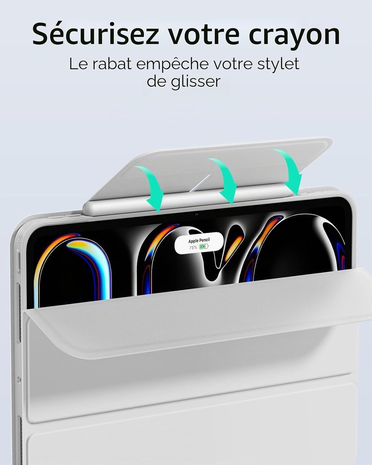 Étui magnétique pour iPad Pro 13" (2024) - Blanc - 28% de remise