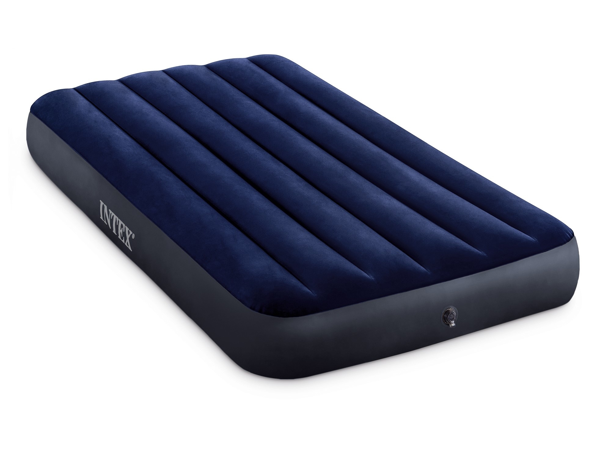 Matelas gonflable velours 191x99cm - Bleu - 31% de remise