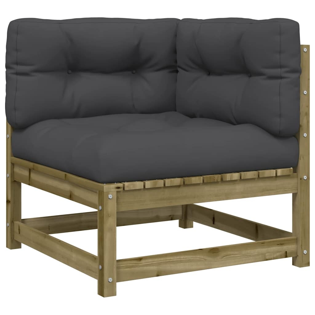 Canapé d'angle en bois de pin - 34% de remise - Déballé
