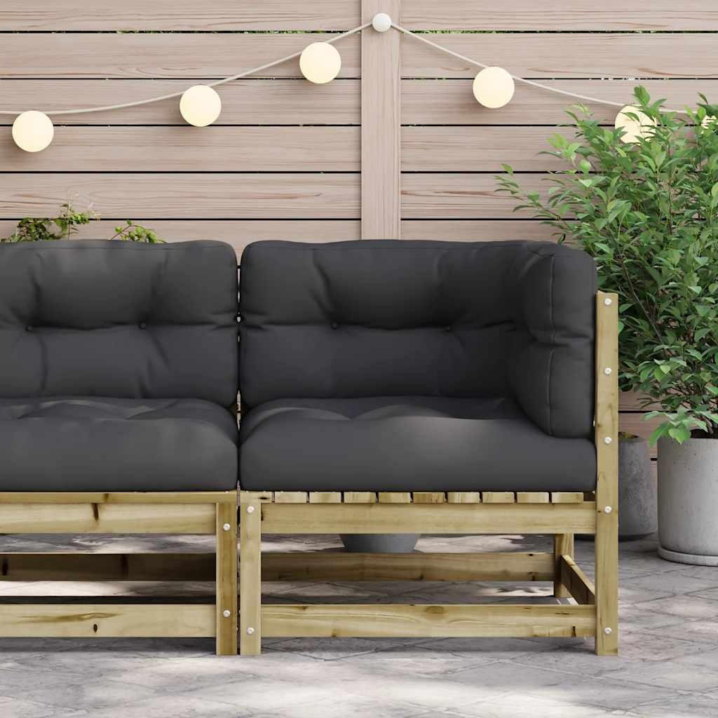 Canapé d'angle en bois de pin - 34% de remise - Déballé