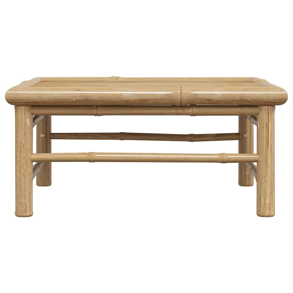 Table de jardin basse en bambou 65x65 cm - 34% de remise