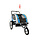 Remorque de vélo enfant 2 places bleue - 30% de remise - Occasion bon état