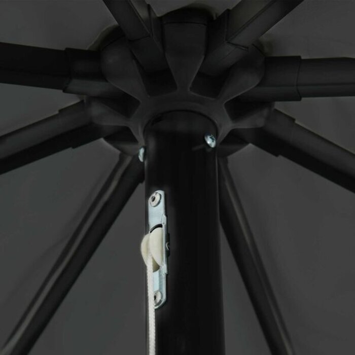 Parasol de jardin 395 cm LED - Anthracite - 34% de remise
