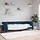 Canapé-lit 80x200 cm en velours bleu - 35% de remise