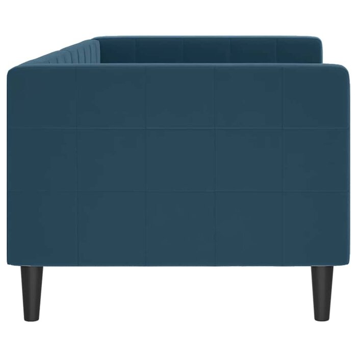 Canapé-lit 80x200 cm en velours bleu - 35% de remise