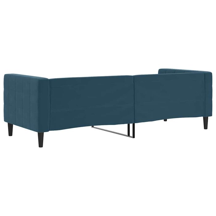 Canapé-lit 80x200 cm en velours bleu - 35% de remise