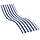 Coussin de bain de soleil rayé 200x70cm - 32% de remise